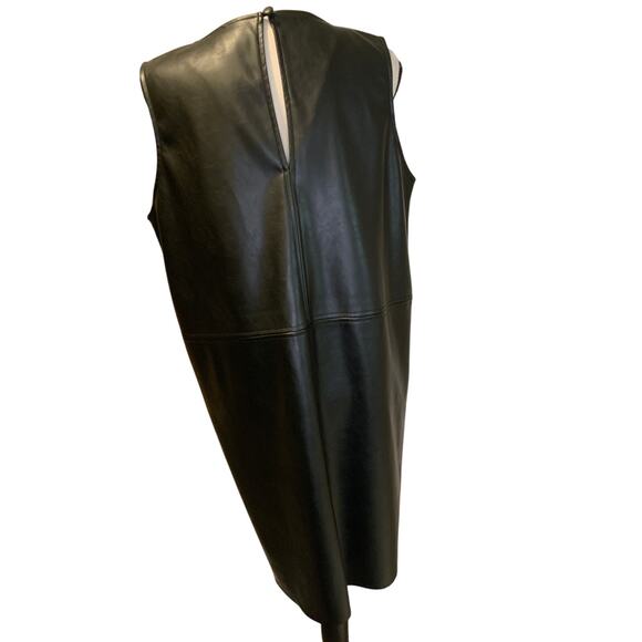 Evereve Elodie Shift Dress faux leather - Picture 4 of 12
